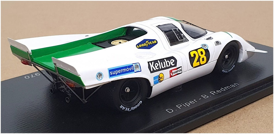 Spark 1/43 Scale S0926 - Porsche 917K #28 1000Km Buenos Aires 1970 - White/Green