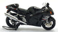 LCD Models 1/12 Scale LCD-MO4-BL - Suzuki GSX 1300R Motorbike - Black