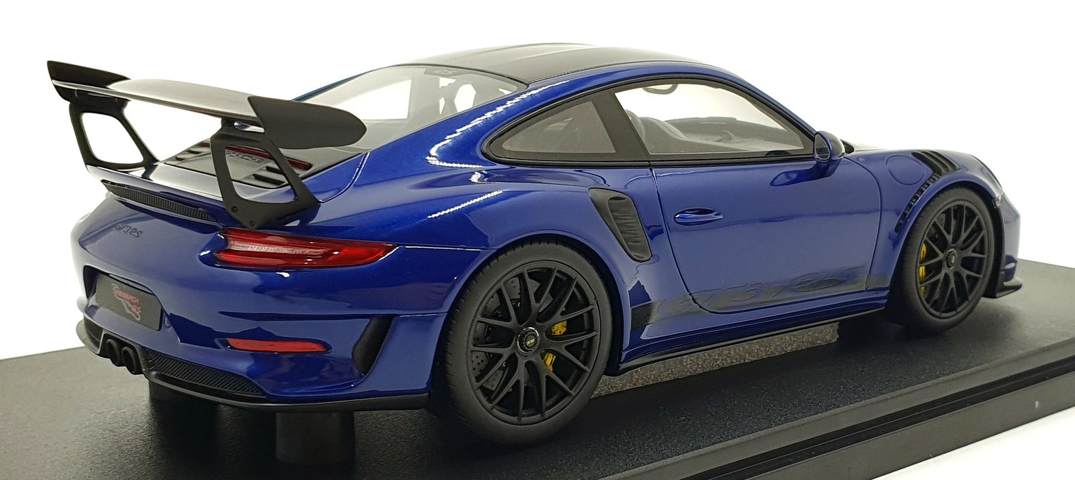 GT Spirit 1/18 Scale GT526 - Porsche 911 (991.2) GT3 RS WP - Blue/Black