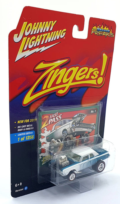 Johnny Lightning 1/64 Scale JLSF004 - Zingers 1964 Dodge330 - Green/White