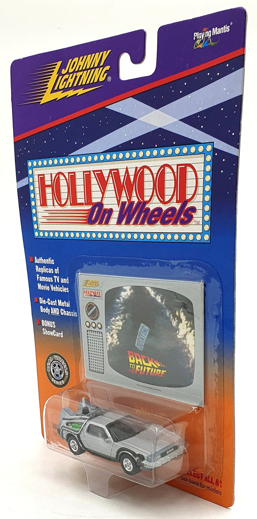 Johnny Lightning 1/64 Scale 431-01 - DeLorean Back To The Future Car - Show Card