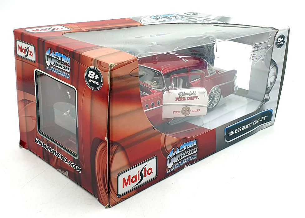 Maisto 1/26 Scale Diecast 31341 - 1955 Buick Century Bakersfield Fire Dept