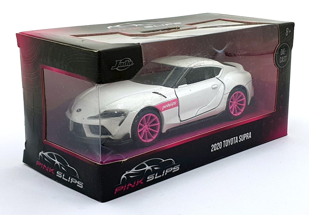 Jada Toys 1/32 Scale 34664 - 2020 Toyota Supra - Met. White/Pink