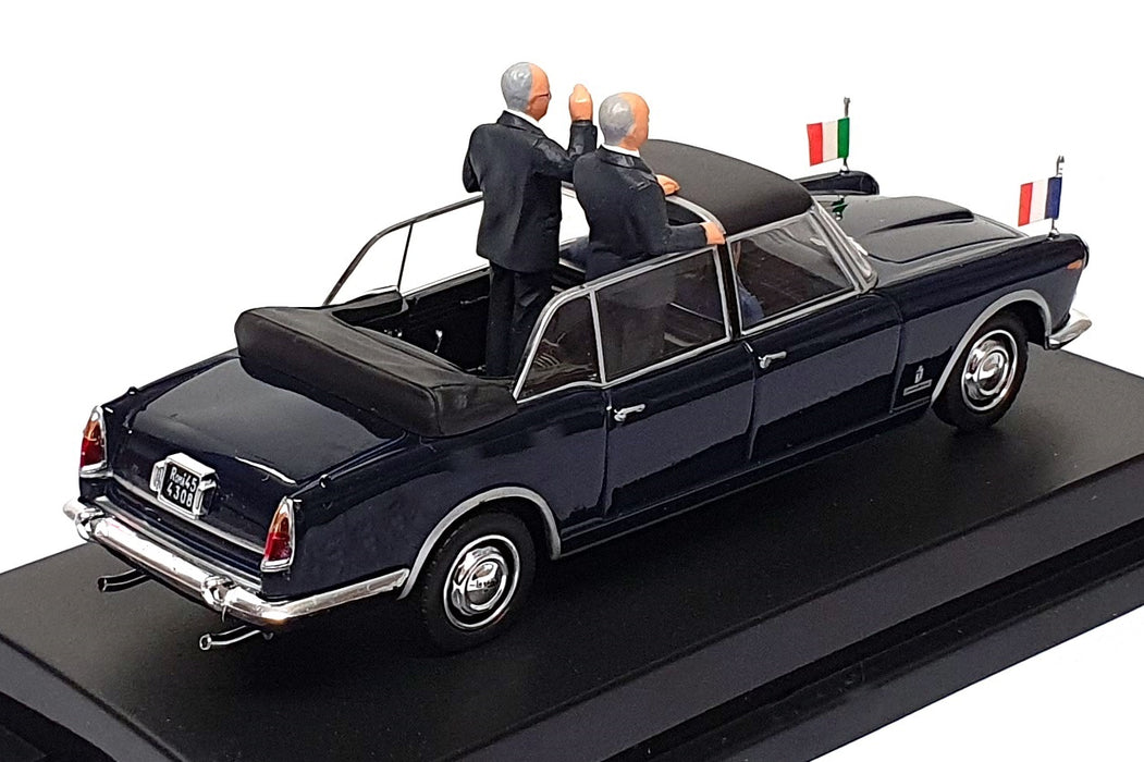 Starline 1/43 Scale 56041 Lancia Flaminia Pr. De Gaulle Montblanc 1965 Dk. Blue
