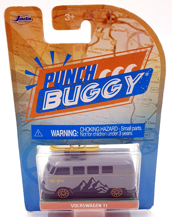 Jada Toys 1/64 Scale 100426F - Volkswagen T1 Van Mt. Bear - Grey
