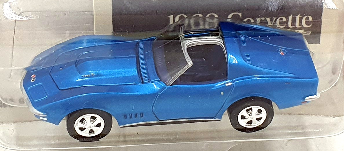 Johnny Lightning 1/64 Scale 992-01 - 1968 Chevrolet Corvette - Met. Blue