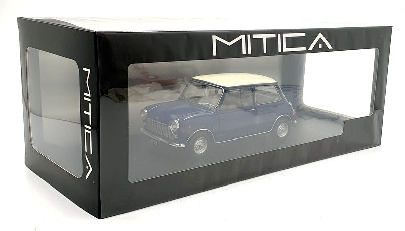 Mitica 1/18 Scale 205004-D - 1968 Innocenti Mini Cooper MK2 - Blue/Cream