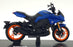 Maisto 1/18 Scale 34007-24907 - 2024 Suzuki Katana Motorbike - Met. Blue/Orange