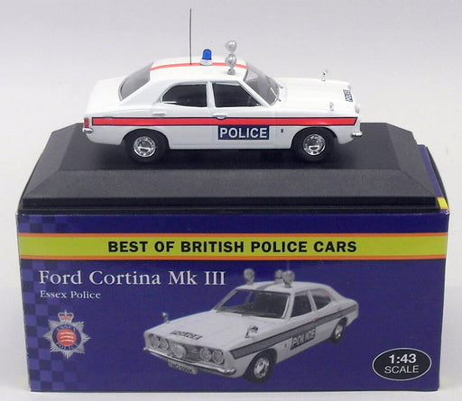 Atlas Editions 1/43 Scale 4 650 122 - Ford Cortina Mk3 - Essex Police Car