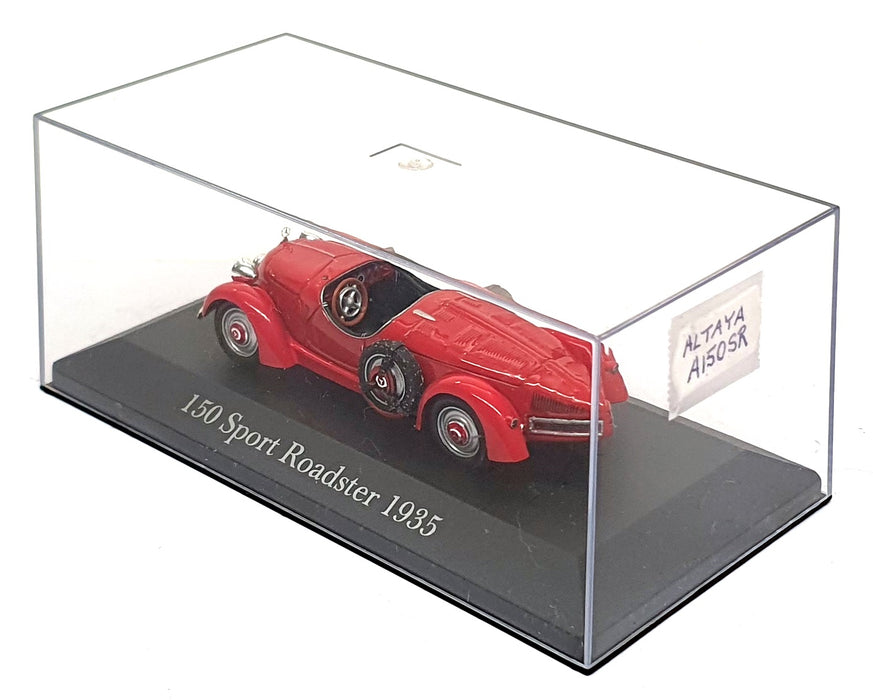 Altaya 1/43 Scale A150SR - 1935 Mercedes Benz 150 Sport Roadster Red