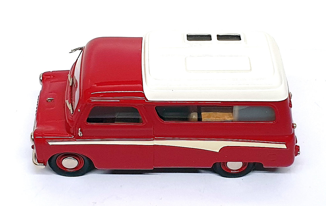 Lansdowne Models 1/43 Scale LDM33A 1960 Bedford Dormobile Romany - Maroon/White