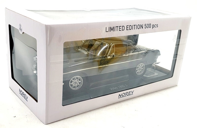 Norev 1/18 Scale Diecast 188704 - Volvo 1800 S 1969 - Grey/Red Interior