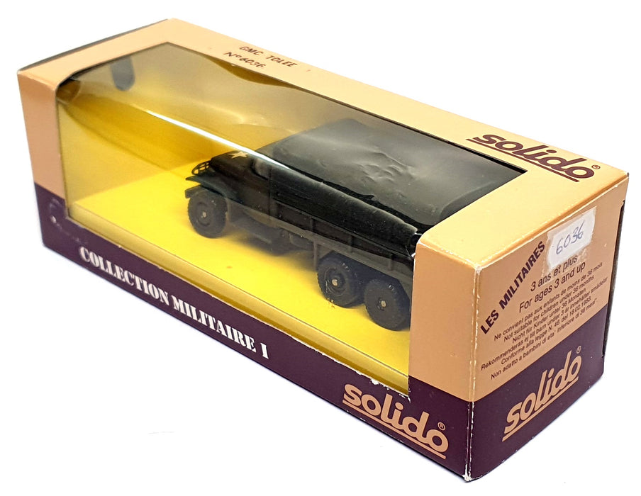 Solido 1/50 Scale Diecast 6036 - GMC Tolee Military Truck - Green