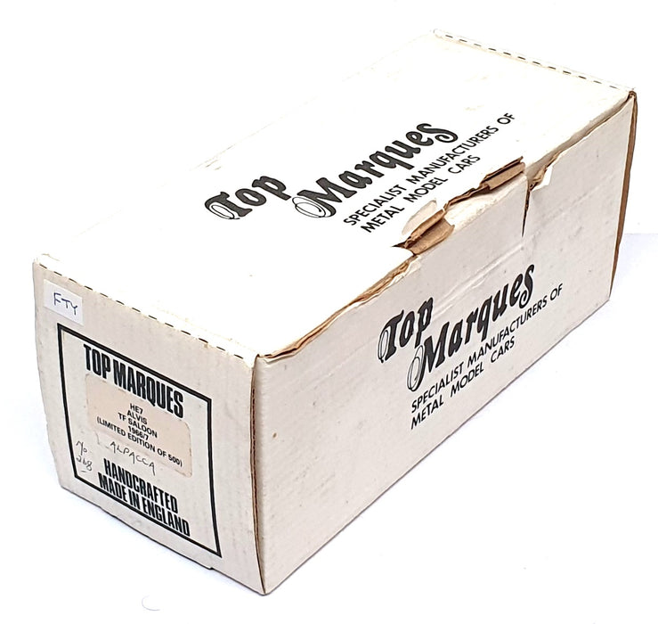 Top Marques 1/43 Scale HE7 - 1966/67 Alvis TF Saloon - Alpaca Gold