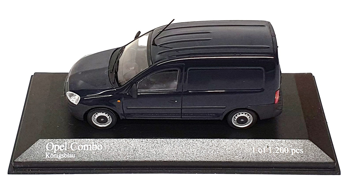 Minichamps 1/43 Scale 400 042071 - 2002 Opel Combo Van - Blue