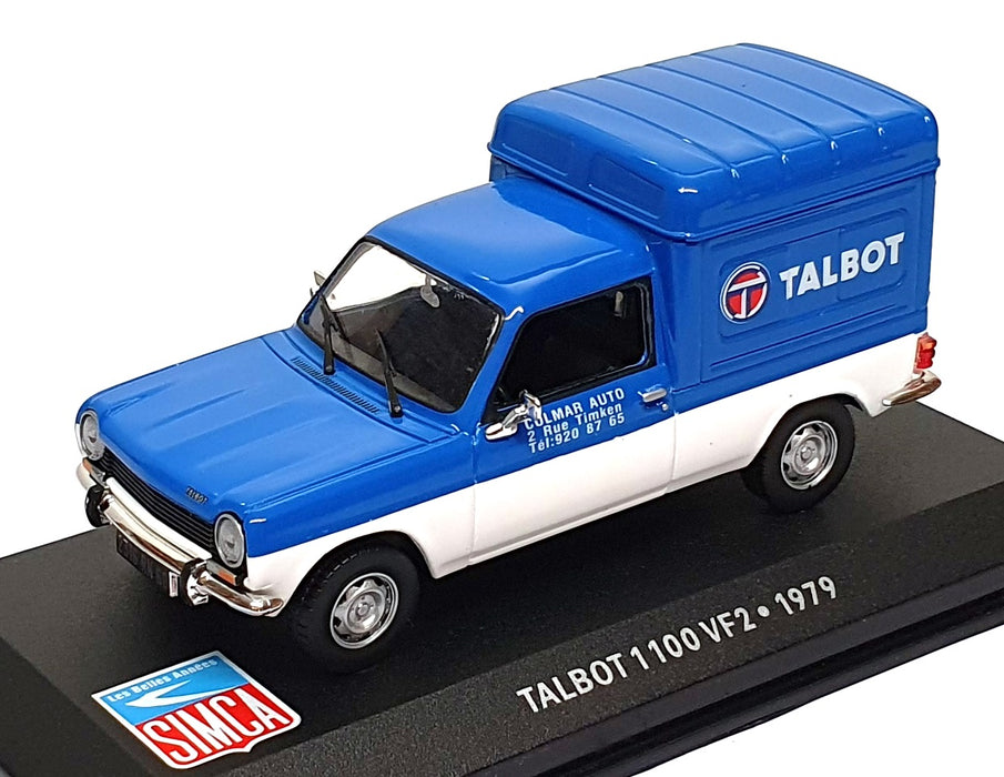 Altaya 1/43 Scale 9921S - 1979 Talbot 1100 VF2 Van - Blue / White