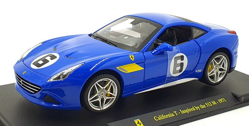 Burago 1/24 Scale Diecast 191223L - 1971 Ferrari California T - Blue #6