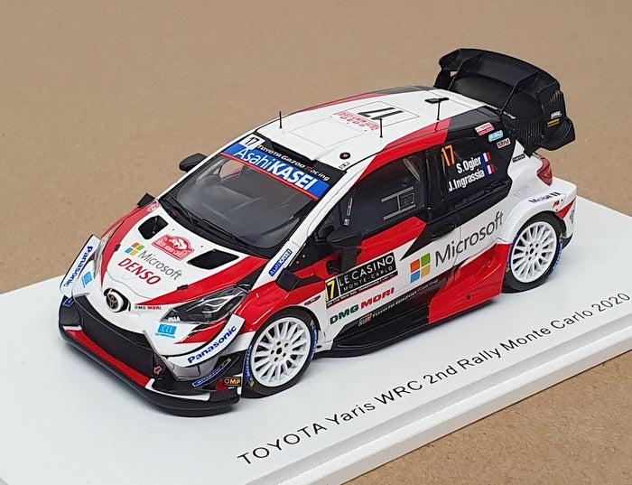Spark 1/43 Scale S6551 - Toyota Yaris WRC #17 2nd Monte Carlo Rally 2020