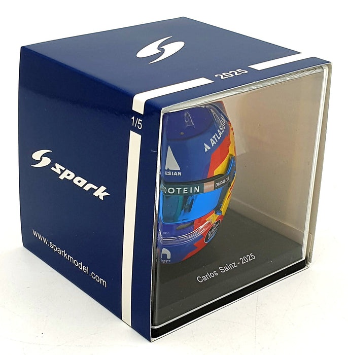 Spark 1/5 Scale 5HF189 - Helmet Carlos Sainz Williams Racing - 2025