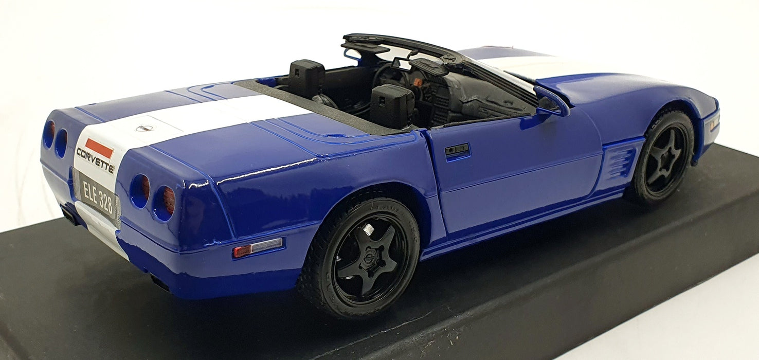 Maisto 1/18 Scale Diecast 31830 - Corvette LT-4 Convertible 1996 - Blue/White