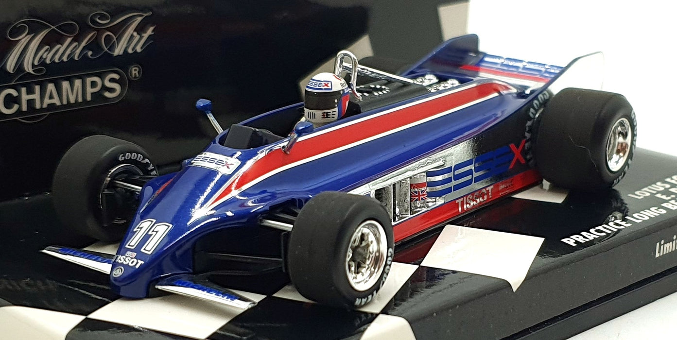 Minichamps 1/43 Scale 400 810011 F1 Lotus Ford 88 #11 Practice Long Beach GP '81