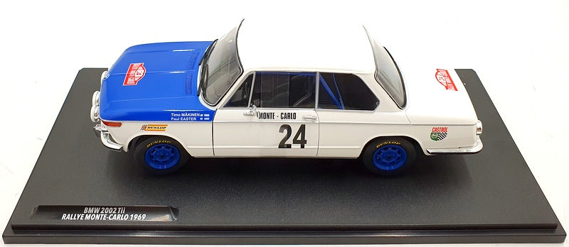 Solido 1/18 Scale S1808603 - BMW 2002 Tii Monte Carlo 1969 T.Makinen #24