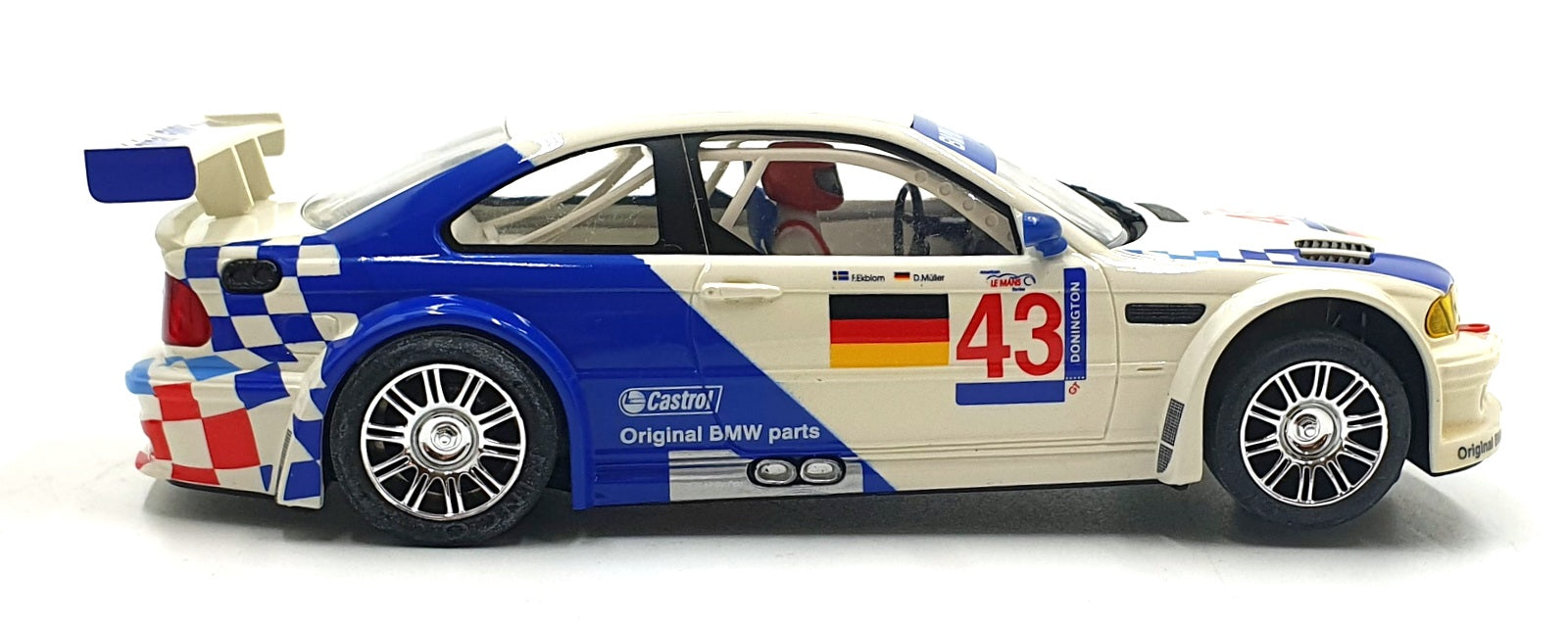 Ninco 1/32 Scale Slot Car 50271 - BMW M3 GTR #43 Ekblom/Muller