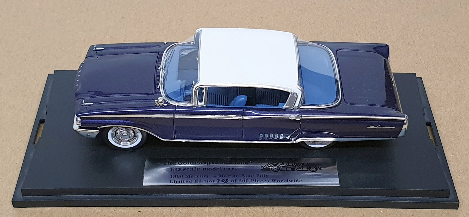 Goldvarg 1/43 Scale GC-084A - 1960 Mercury Park Lane 4Dr. - Marine Blue