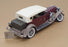 Franklin Mint 1/24 Scale 19626E - 1930 Duesenberg J Derham - Maroon/Beige