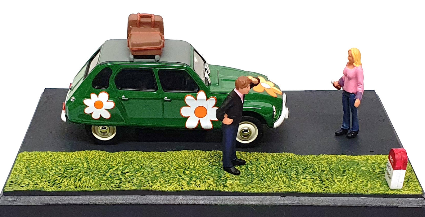 Altaya La Route Bleue 1/43 Scale DIR115 - Citroen Dyane Diorama - Green