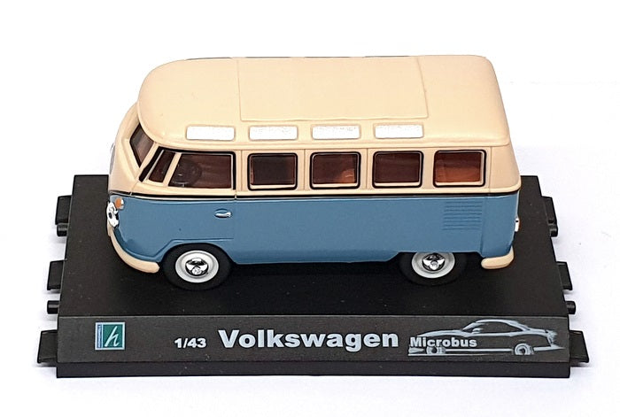Cararama 1/43 Scale CARA03 - VW Volkswagen Microbus - Lt. Blue/Cream