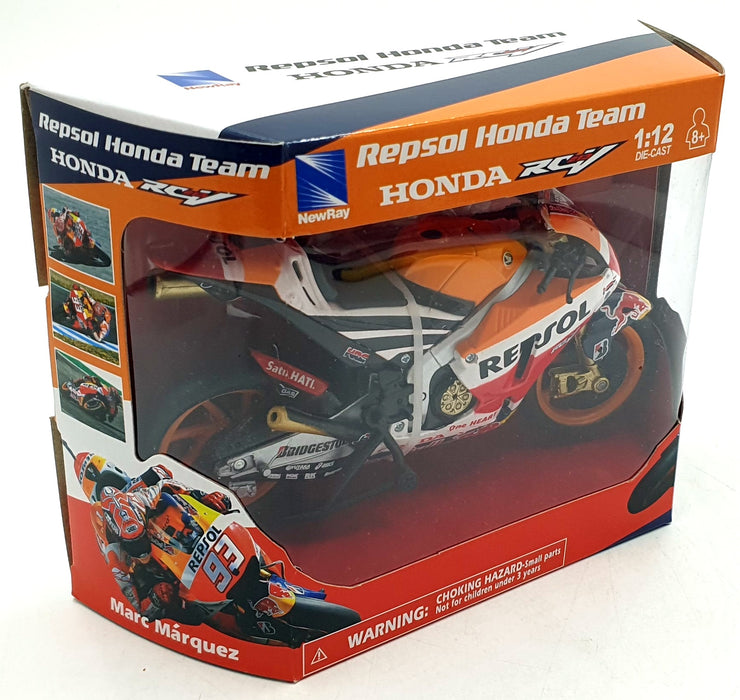NewRay 1/12 Scale 57753 - Honda RC213V #93 Motorbike - Repsol