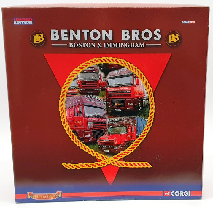 Corgi 1/50 Scale CC99173 - Scania T Topline, Scania Topline & DAF XF  Benton