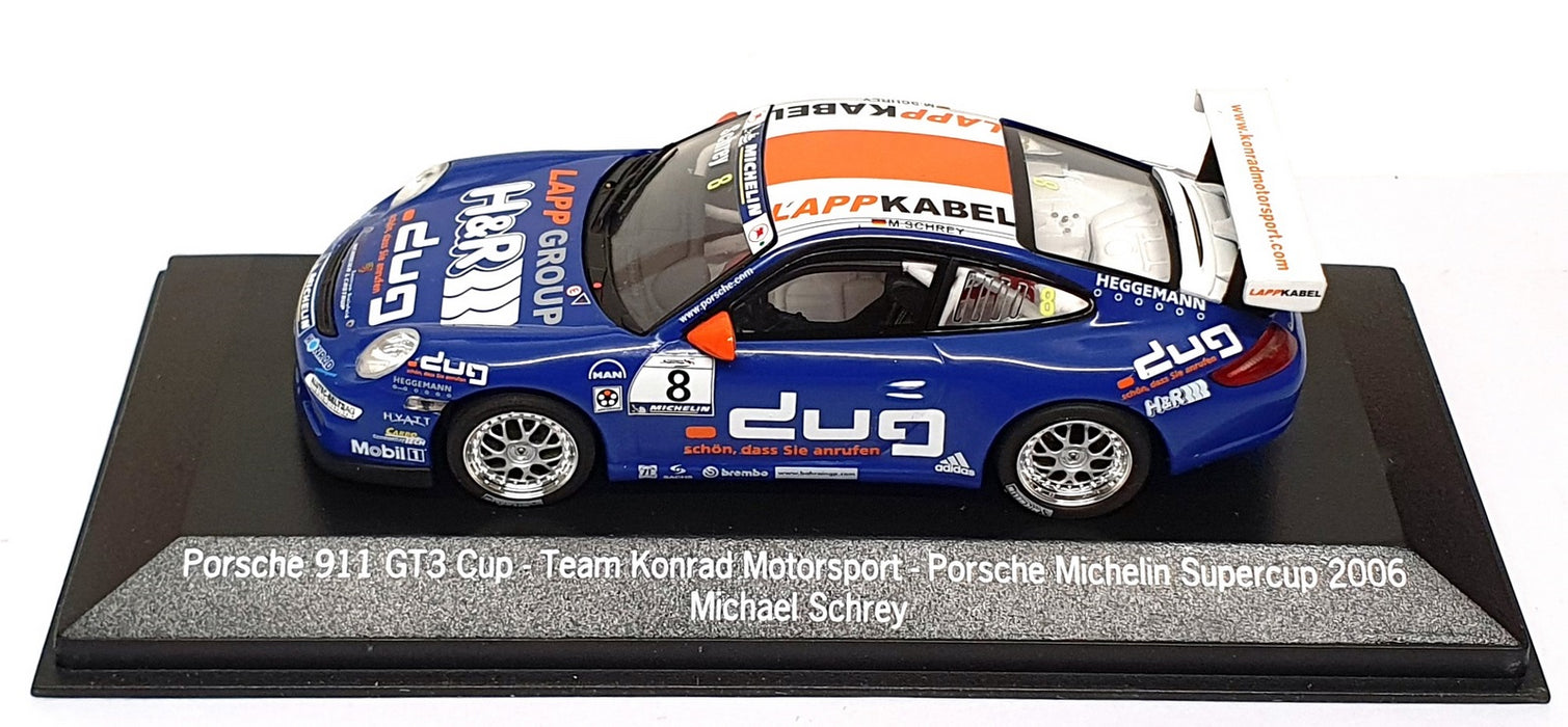 Minichamps 1/43 WAP 020 132 17 Porsche 911 GT3 Michelin Supercup 2006 Schrey