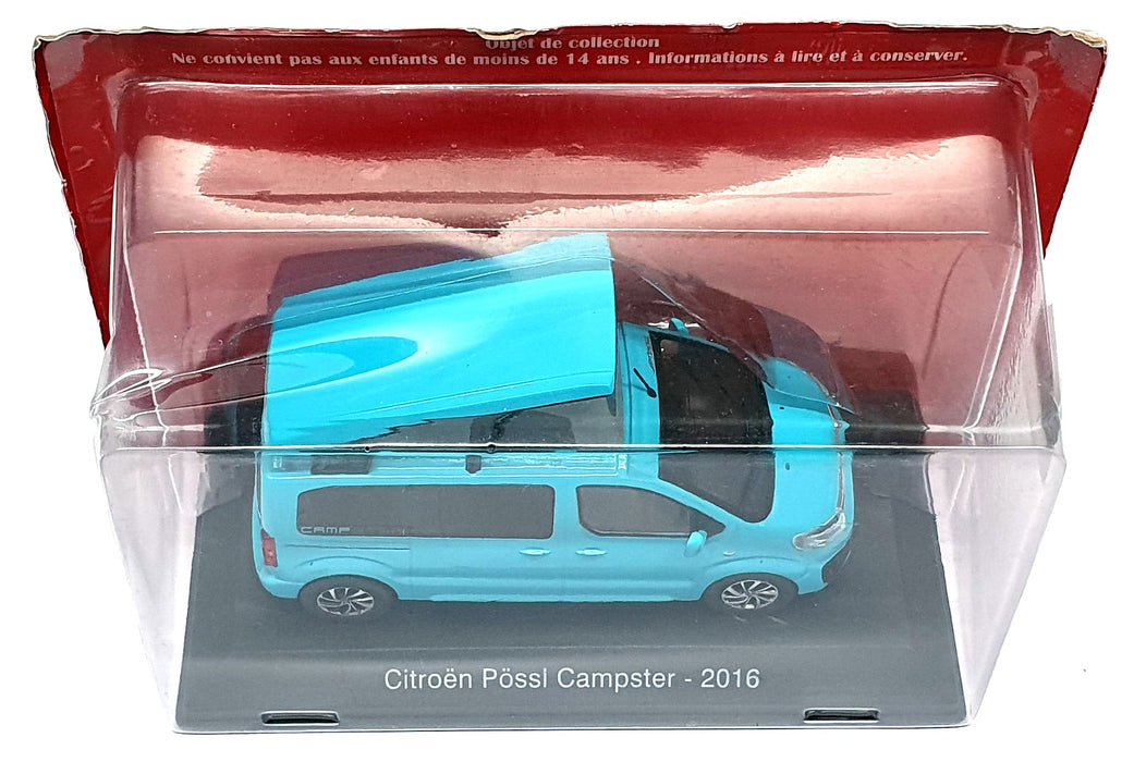 Hachette 1/43 Scale CPC2016 - 2016 Citroen Possl Campster - Blue