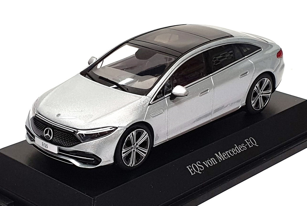 Herpa 1/43 Scale B6 696 0572 - EQS von Mercedes-EQ - Hightech Silver