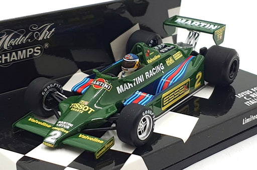 Minichamps 1/43 Scale 400 790102 - F1 Lotus Ford 79 #2 Italian GP 1979 Reutemann