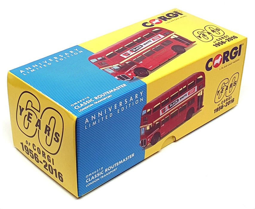 Corgi 1/76 Scale OM46310 - Classic Routemaster Bus London Trans 60y Anniversary