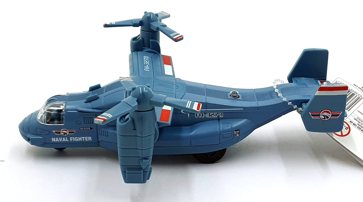 Combat Mission 17cms Pull Back and Go TY0122 - Aircraft Lights/Sounds - Blue