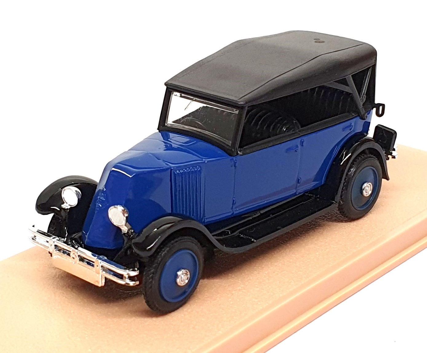 Eligor 1/43 Scale 1040 - 1927 Renault NN Torpedo Capote - Blue/Black