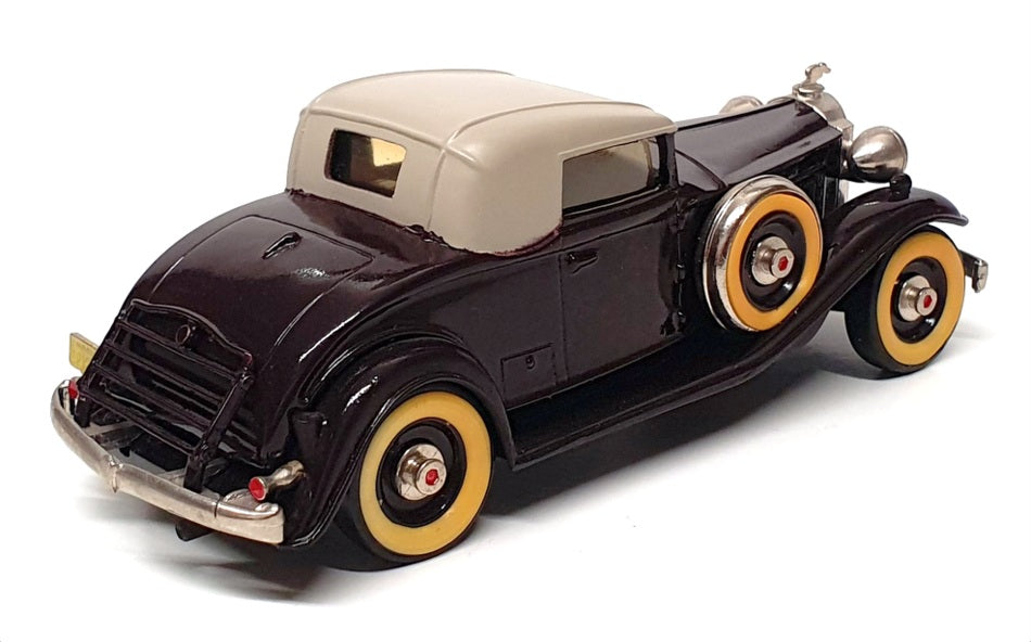 Brooklin Models 1/43 Scale BRK6 001 - 1932 Packard Light 8 - Dk Maroon/Dove Grey