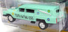 Johnny Lightning 1/64 JLSF021 Custom Haulin' Hearse #4 Demolition Derby Lt. Teal