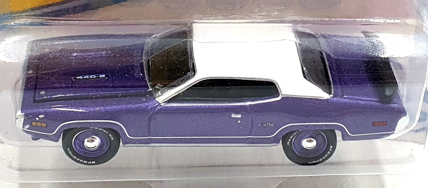 Johnny Lightning 1/64 JLMC026 - 1971 Plymouth GTX - Purple