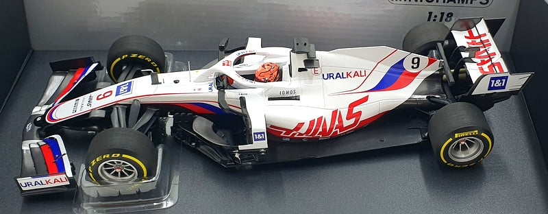 Minichamps 1/18 Scale 110 210109 Uralkali HAAS F1 Team VF-21 #9 Bahrain GP 2021