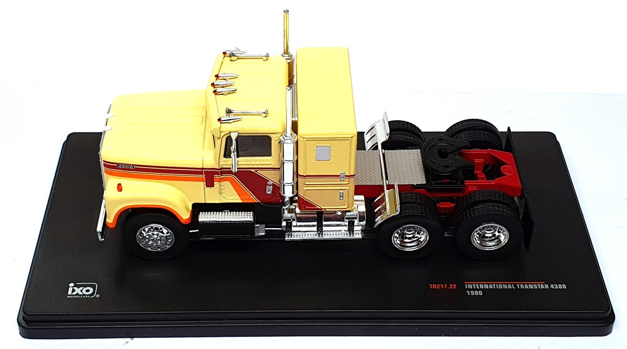 Ixo 1/43 Scale TR217.22 - 1980 International Transtar 4300 Truck - Yellow