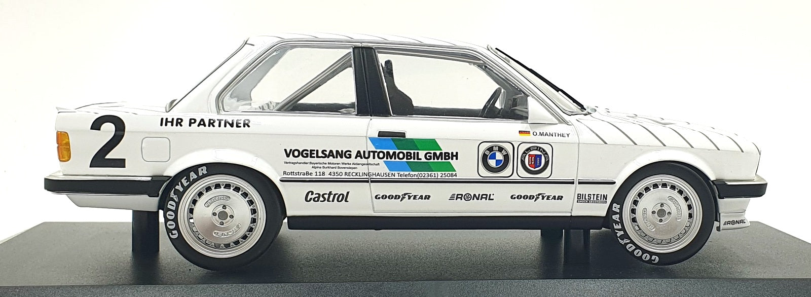 Minichamps 1/18 Scale 155 862602 BMW 325i Vogelsang Automobile Eifelrennen '86