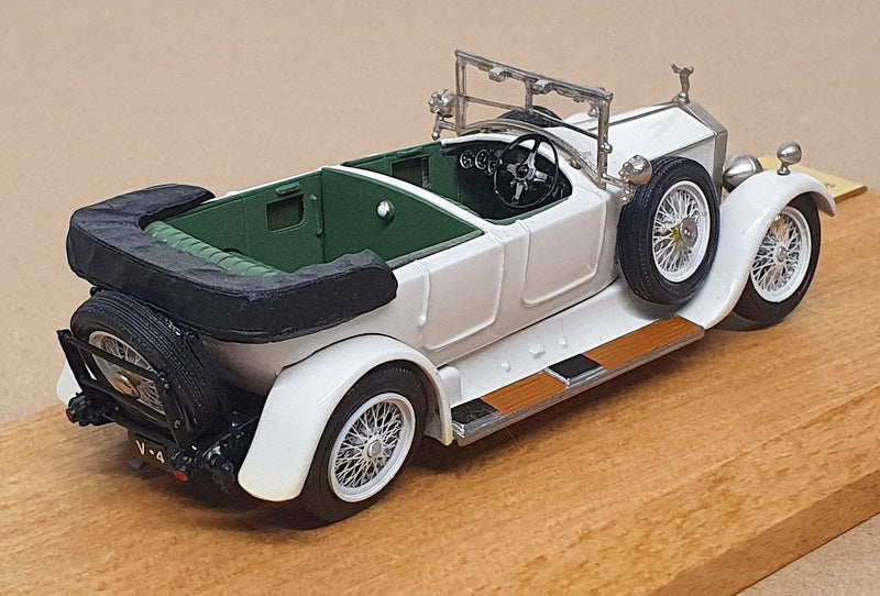 Top Marques 1/43 Scale RR9 - 1927 Rolls Royce 20hp Tourer By Hooper - Pale Ivory