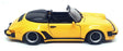 Maisto 1/18 Scale Diecast 27723M - Porsche 911 Speedster - Yellow