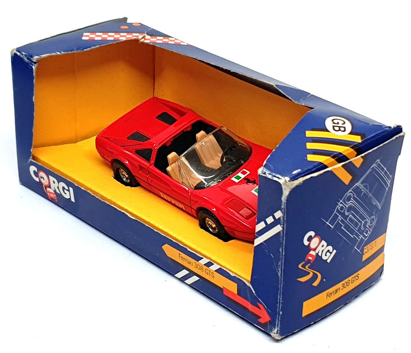 Corgi 1/36 Scale Diecast C378/1 - Ferrari 308 GTS - Red