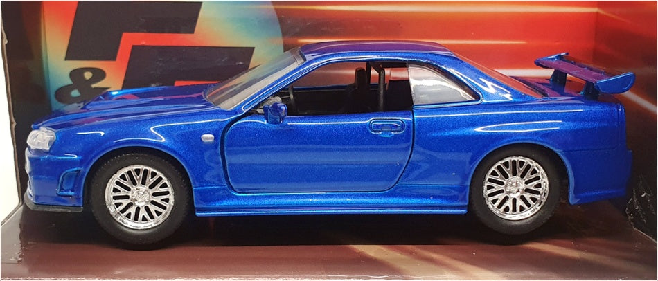 Jada 1/32 Scale 97185 Fast & Furious - Brians Nissan Skyline GT-R R34 - Blue